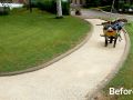 Before image of a new walkway installed by Superior Asphalt in Winnipeg